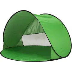 GENERICO - Carpa Automática Para La Playa Verde con Protección Uv