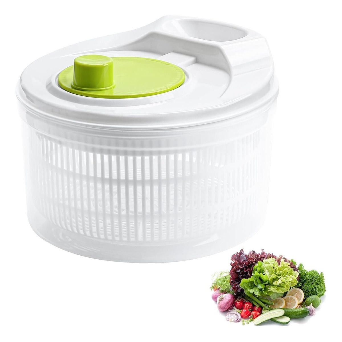 GENERICO - Escurridor Vegetales Centrifugador Verduras Secador Verduras
