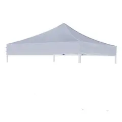 GENERICO - Lona carpa repuesto toldo plegable 2x2 blanco