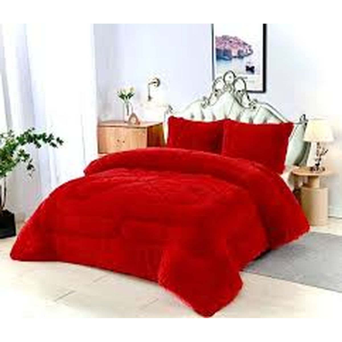 GENERICO - Cobertor chiporro 2 plazas invierno gris