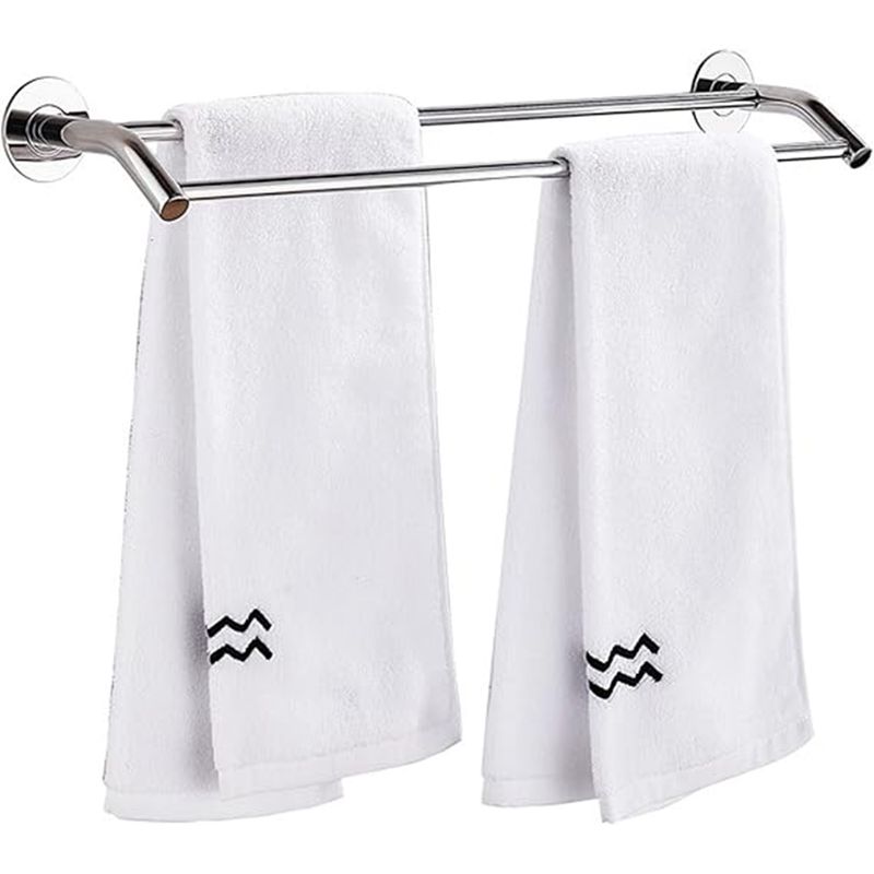 OEM - Porta Toalla Toallero Doble Barra 60 Cm