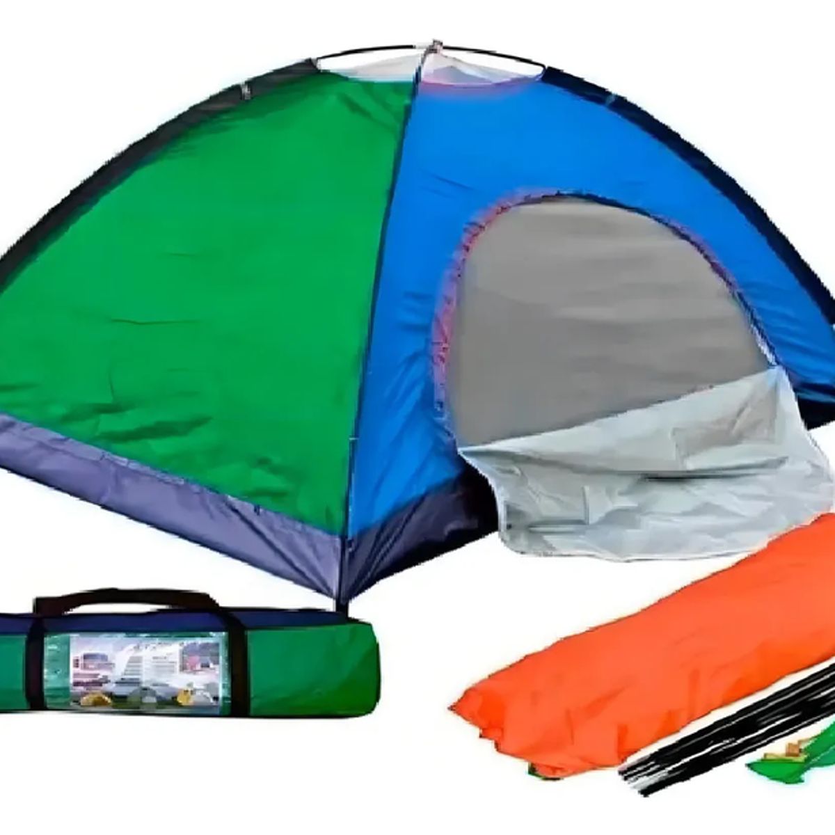 GENERICO - Carpa glamping 3 personas 200x150 verde