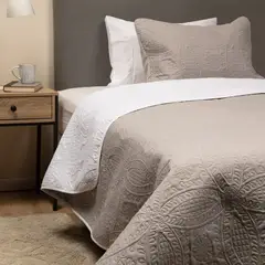 GENERICO - Cubrecama quilt reversible 15 plaza 180x260