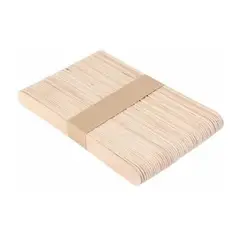 GENERICO - Paletas Para Depilación De Madera Desechables 50 Unidades