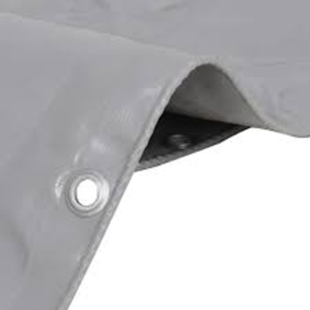 GENERICO - Lona carpa plegable gris reforzada 3x6