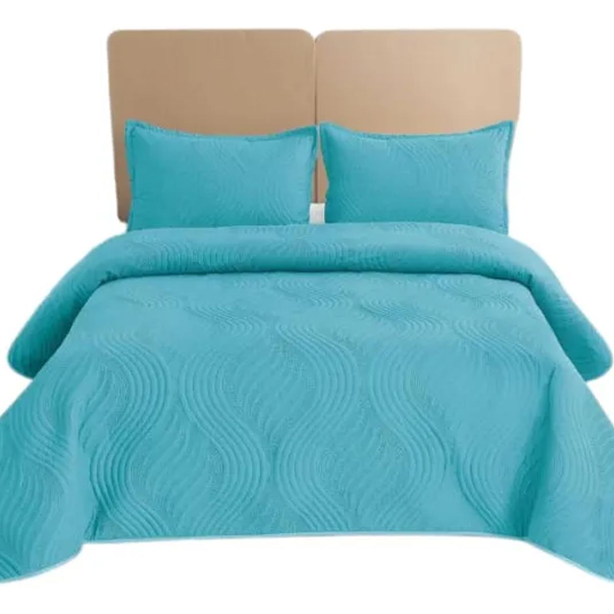 GENERICO - Cubrecama delgado tipo quilt verano king