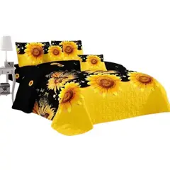 GENERICO - Cubrecama 2 plazas quilt delgado estampado