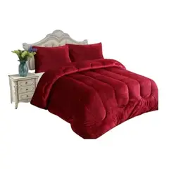 GENERICO - Cobertor cubrecama grueso polar sherpa chiporro 15 plaza