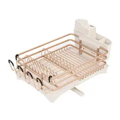 GENERICO - Secador platos aluminio inoxidable moderno