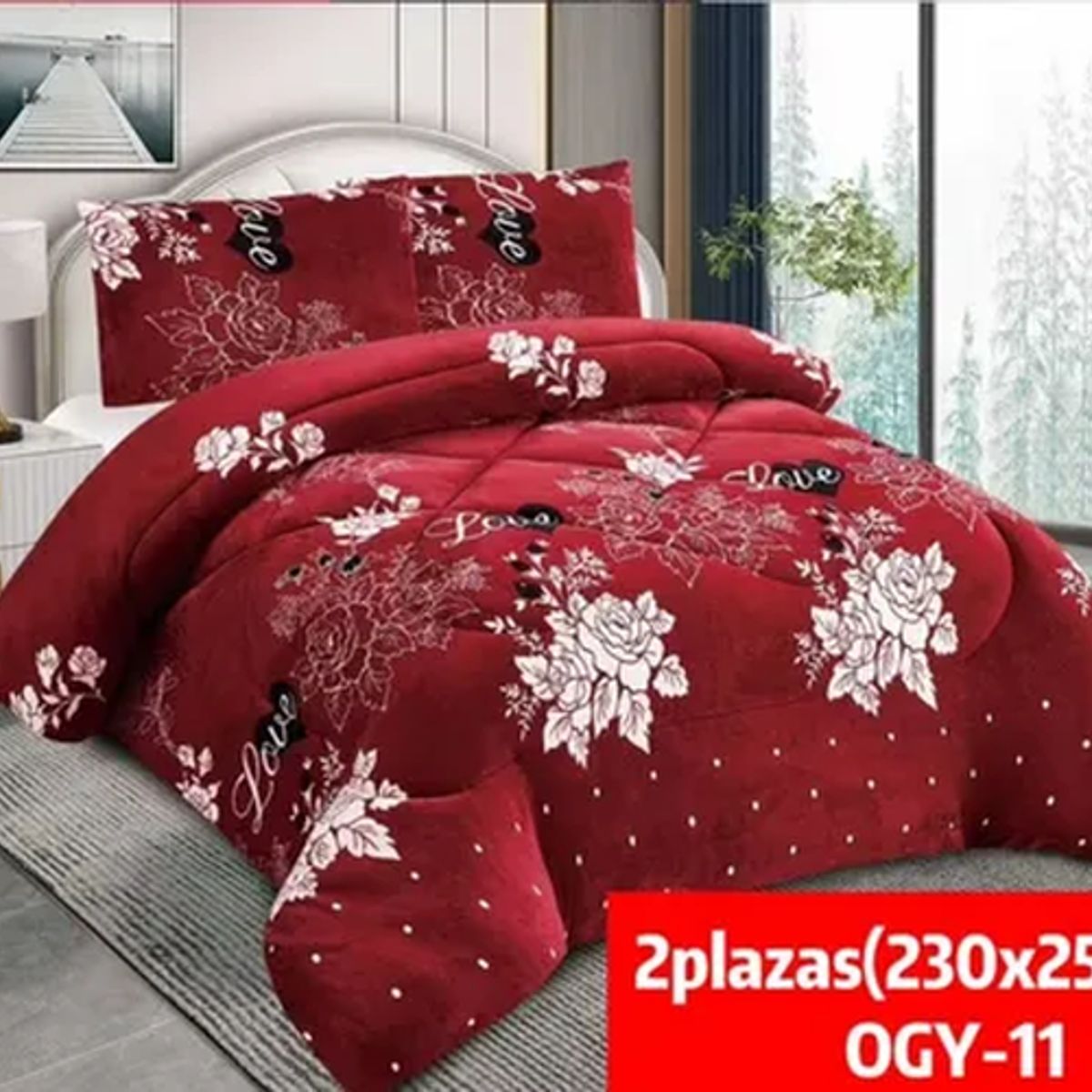 GENERICO - Cobertores invierno chiporro 2 plazas