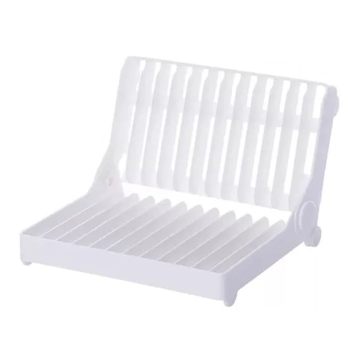 GENERICO - Secaplatos estante plegable cocina color blanco
