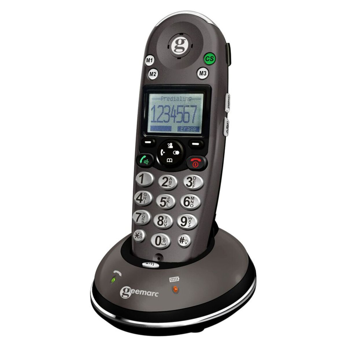 GEEMARC - Teléfono Inalámbrico amplificado Amplidect 350