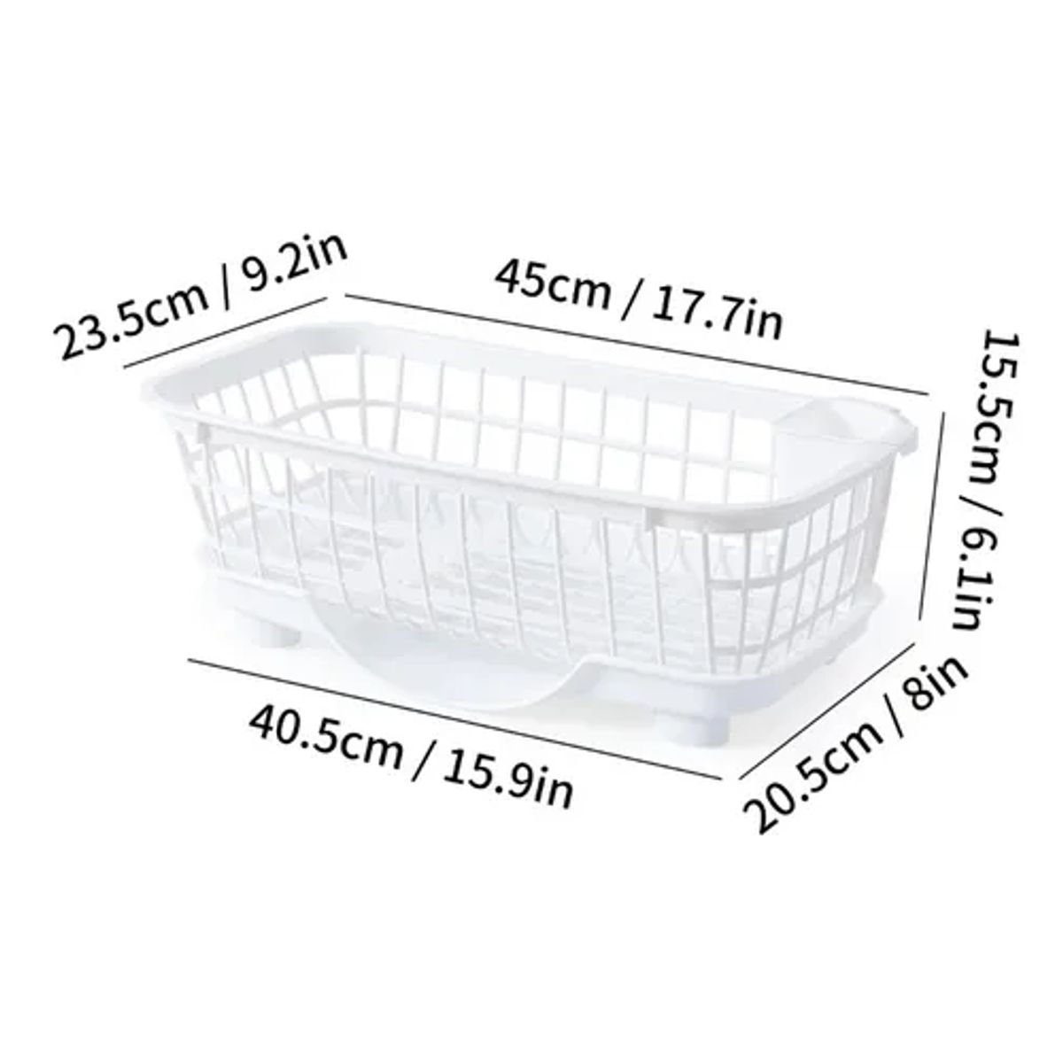 GENERICO - Secaplatos escurridor drenaje rápido