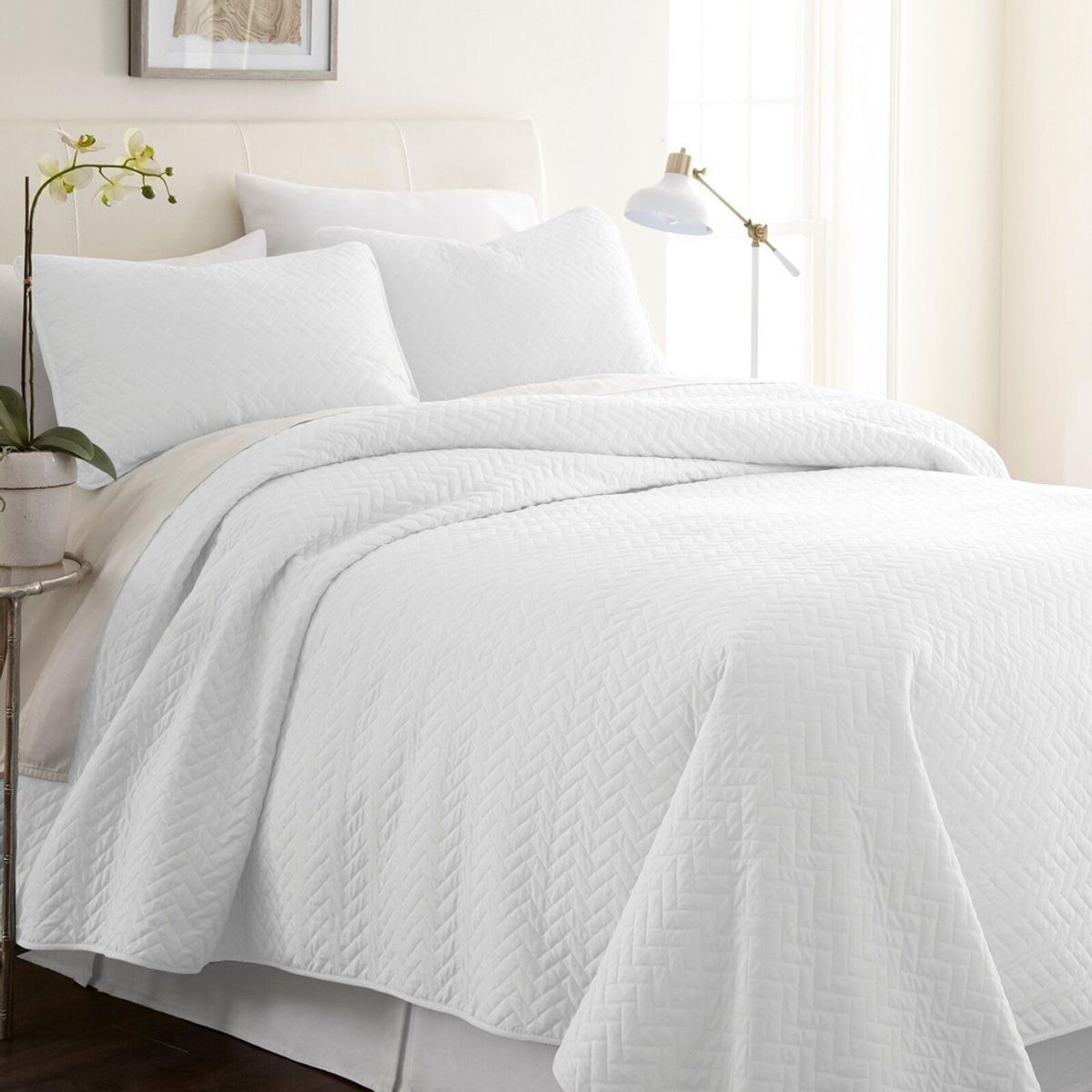 GENERICO - Cubrecama verano quilt 15 plaza varios colores