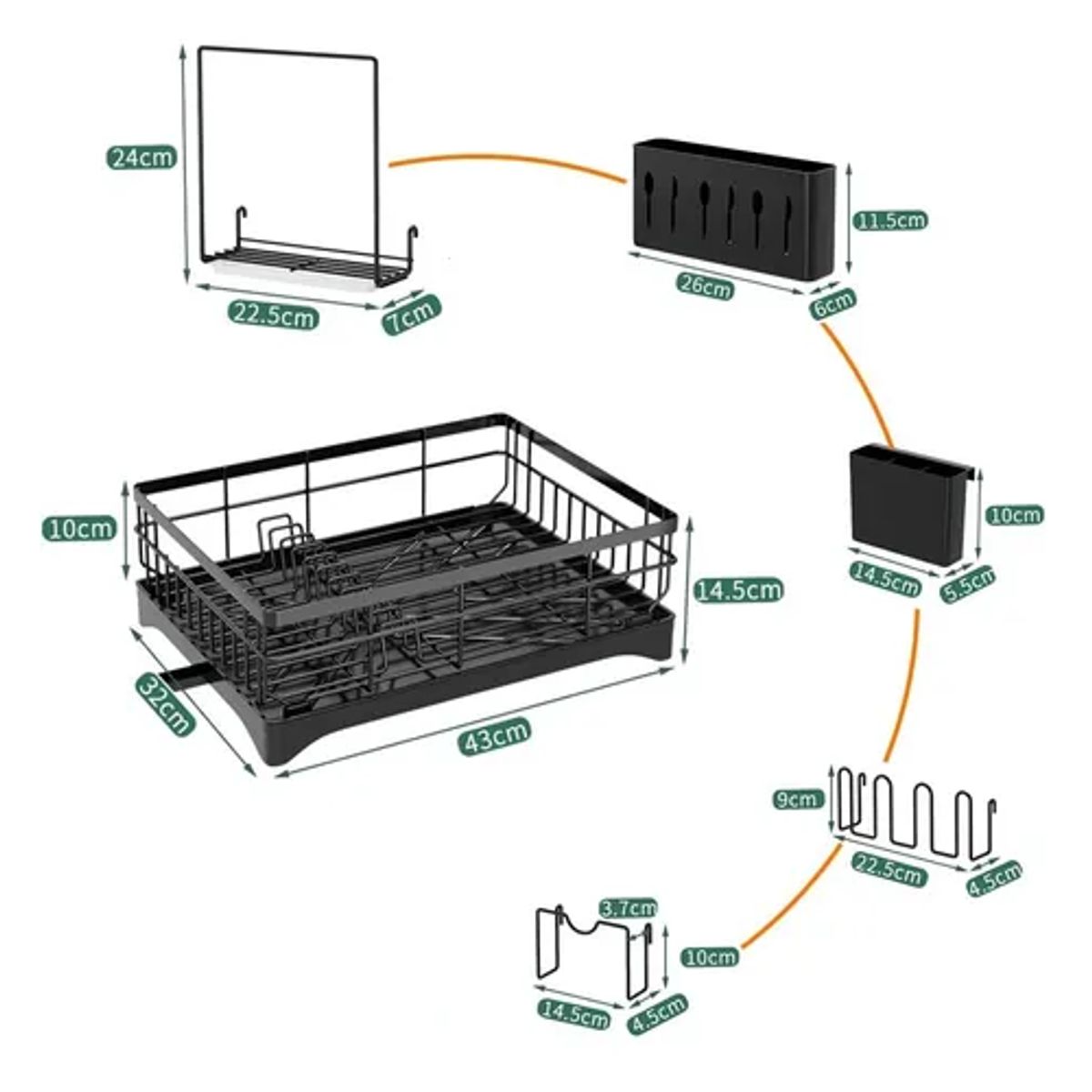 GENERICO - Secaplatos loza vajilla color j-320