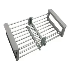 GENERICO - Escurridor lavaplatos rejilla color plateado