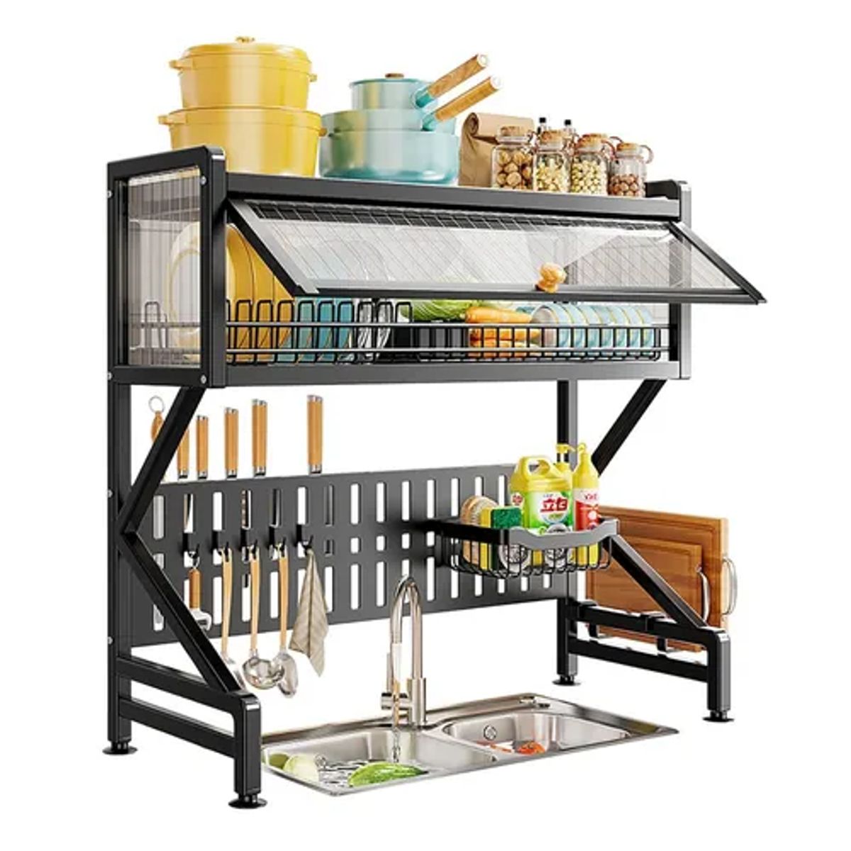 GENERICO - Escurridor rejilla fregadero acero inoxidable