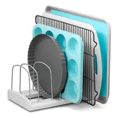 GENERICO - Soporte organizador tablas vertical color blanco