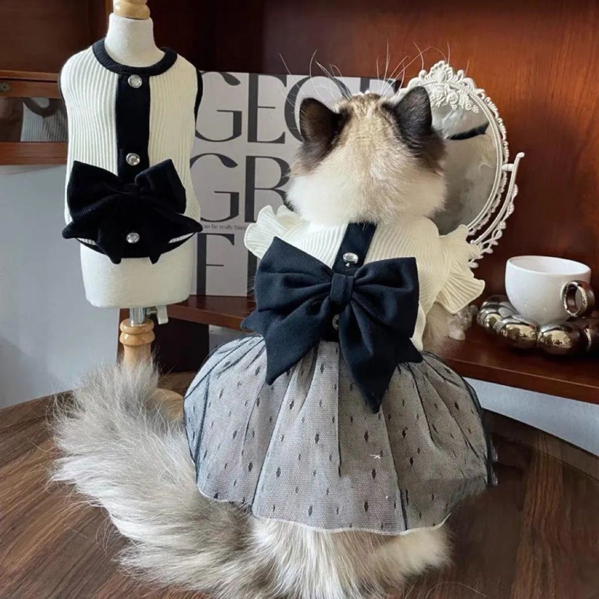 GENERICO - Ropa Vestidos Elegante Para Perro Gato Verano Vestido XL