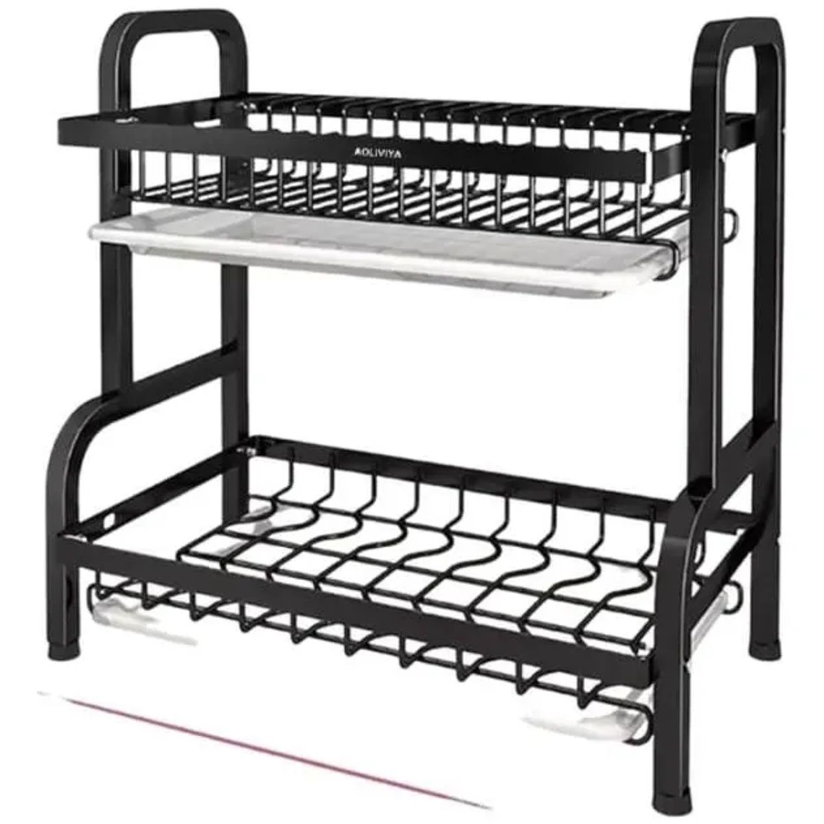 GENERICO - Escurridor platos 2 niveles desmontable loza rack