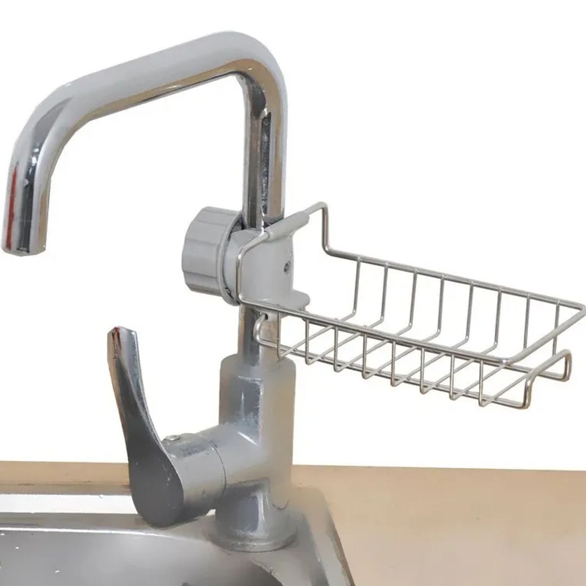 GENERICO - Estante grifo drenaje acero inoxidable cocina