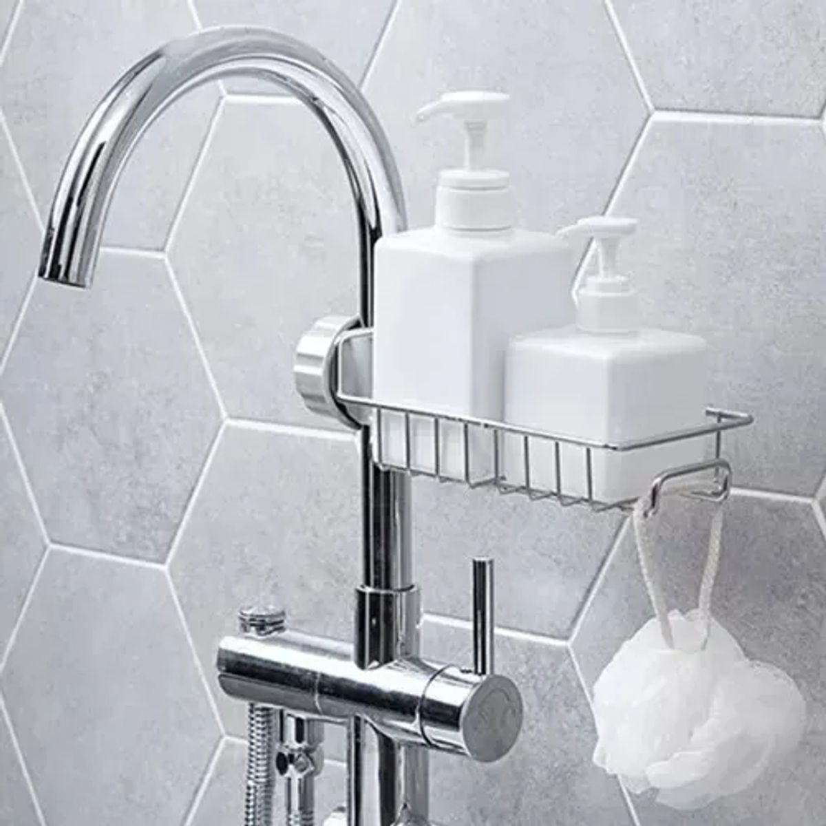 GENERICO - Estante grifo drenaje acero inoxidable cocina