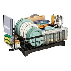 GENERICO - Escurridor platos y utensilios drenaje automático