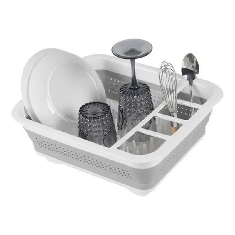 GENERICO - Escurridor platos organizador plegable cocina