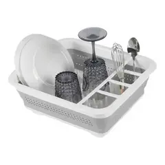GENERICO - Escurridor platos organizador plegable cocina