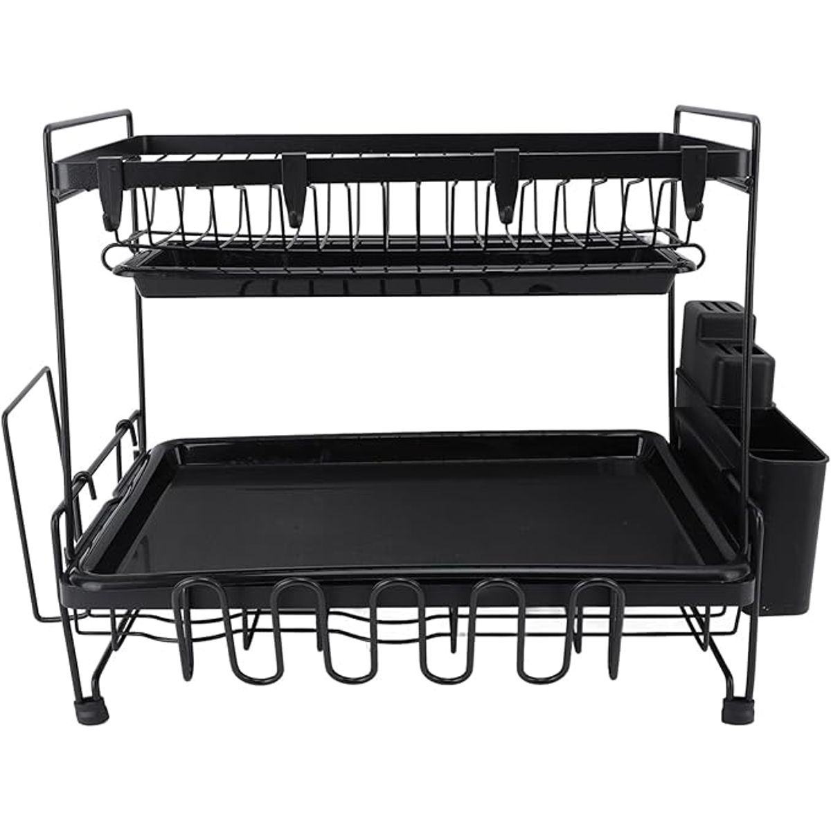 GENERICO - Escurridor loza platos y vasos 2 niveles metal