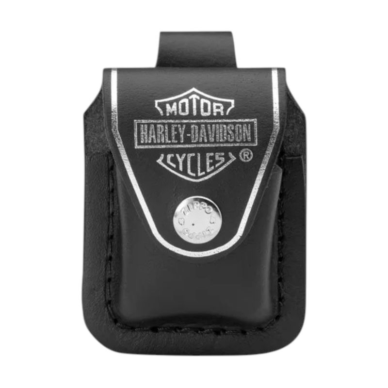 ZIPPO - Estuche Zippo HDPBK Harley-Davidson Black Leather