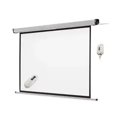 QUARTET - Telón Eléctrico para Proyección 1,20 x 1,60 m (80") con Control Remoto