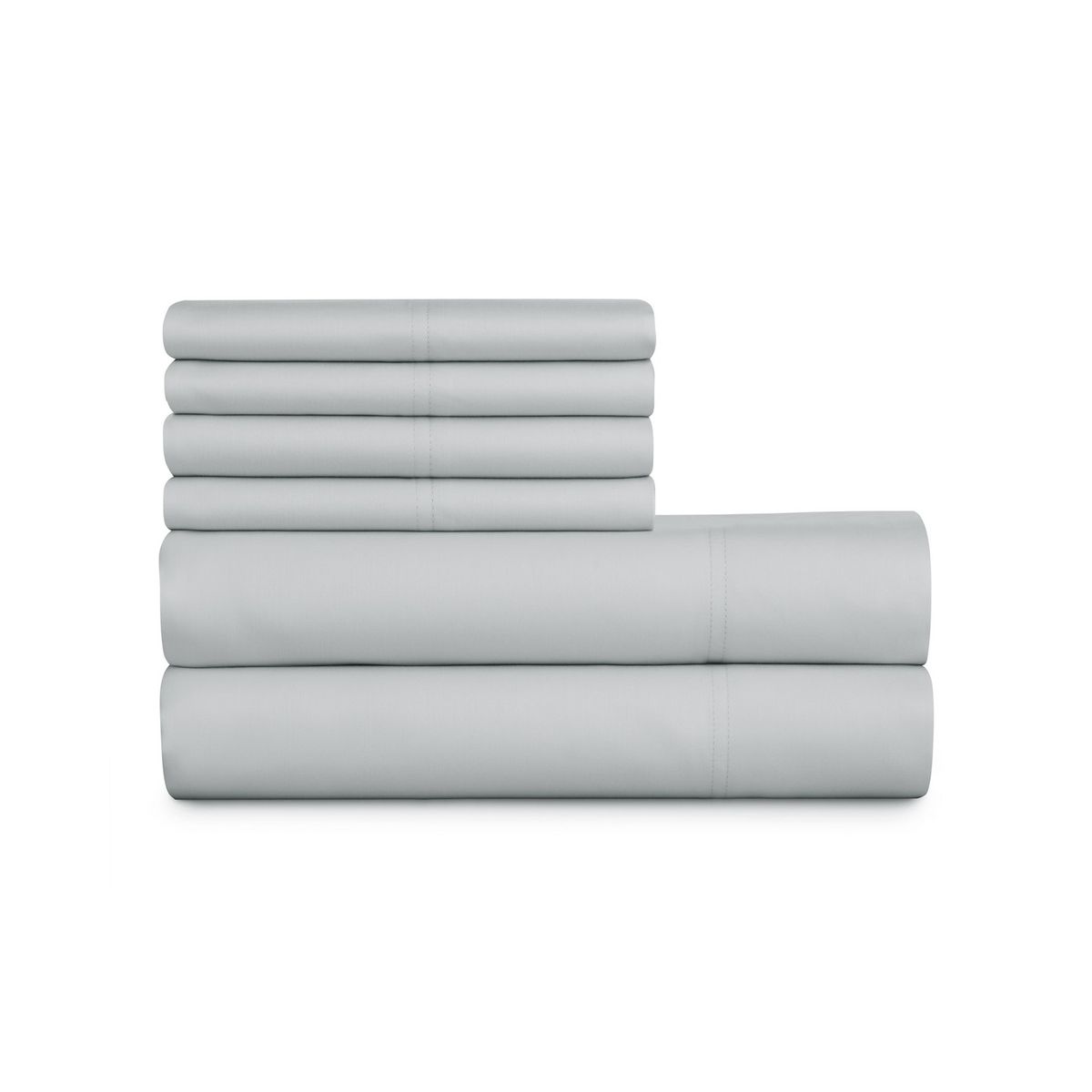 GENERICO - Juego de Sábanas Hotel Style King Size 1000 hilos Algodón Egipcio - Gris