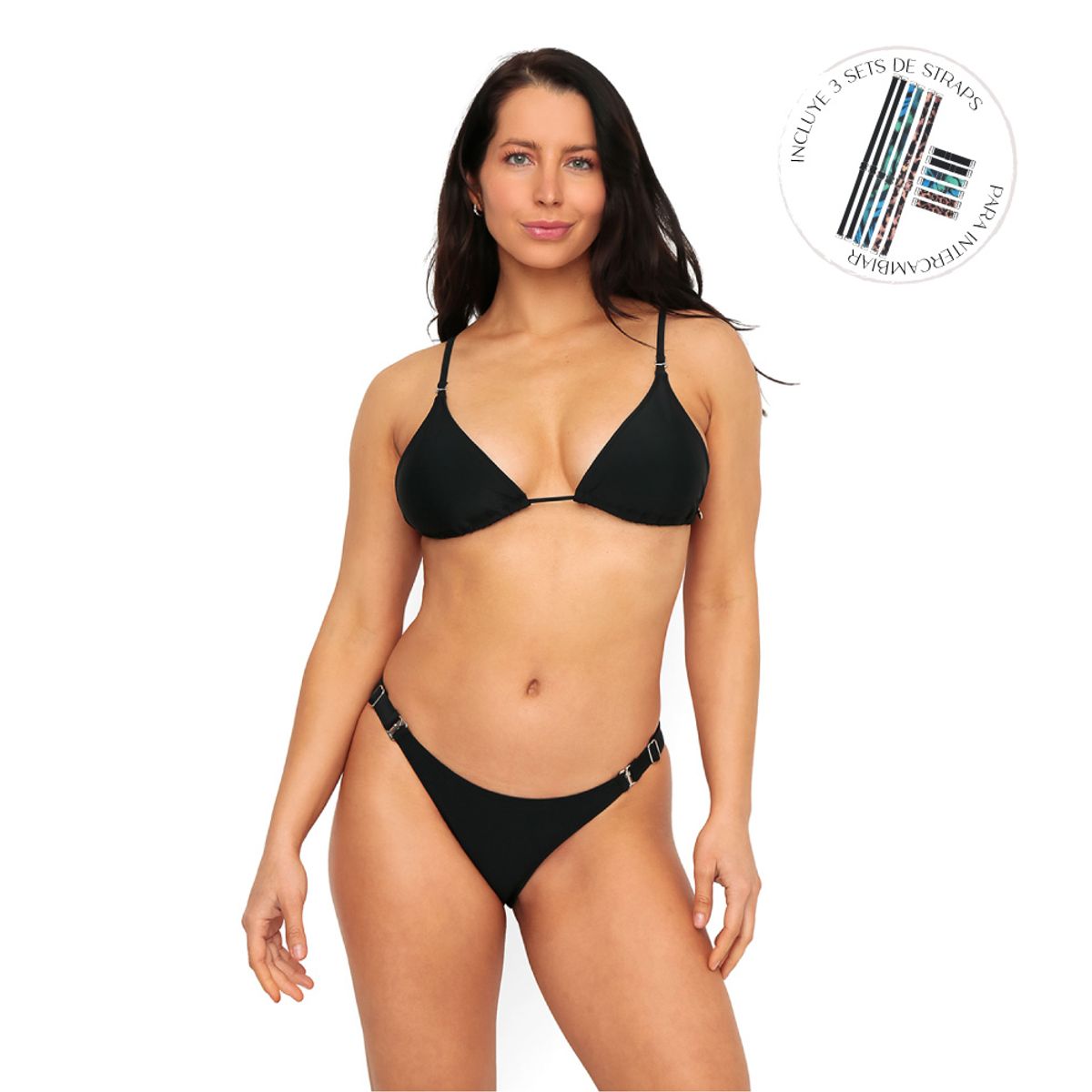 H2O WEAR - Traje de Baño Mujer Bikini Mix and Match Violeta H2O Wear Negro