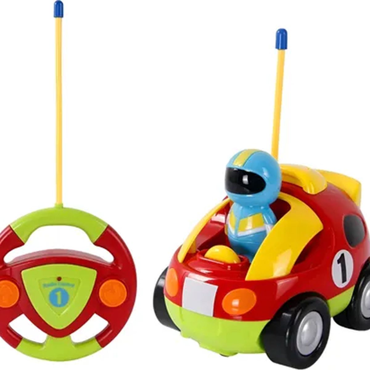 GENERICO - Auto rc cartoon fácil usar luces sonidos