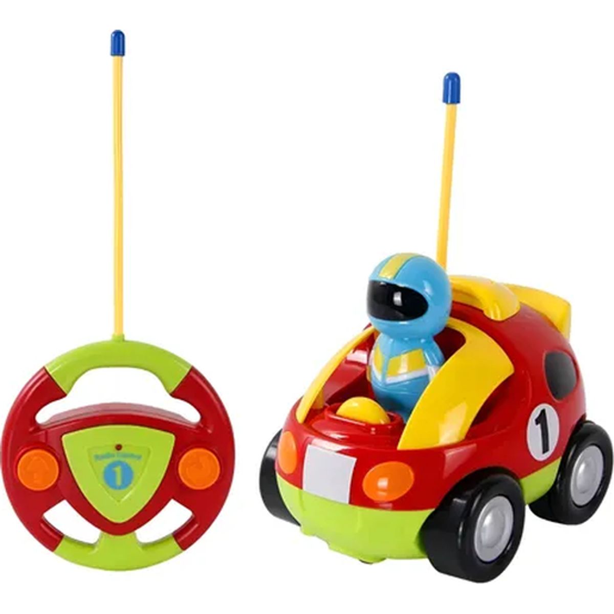 GENERICO - Auto rc cartoon fácil usar luces sonidos
