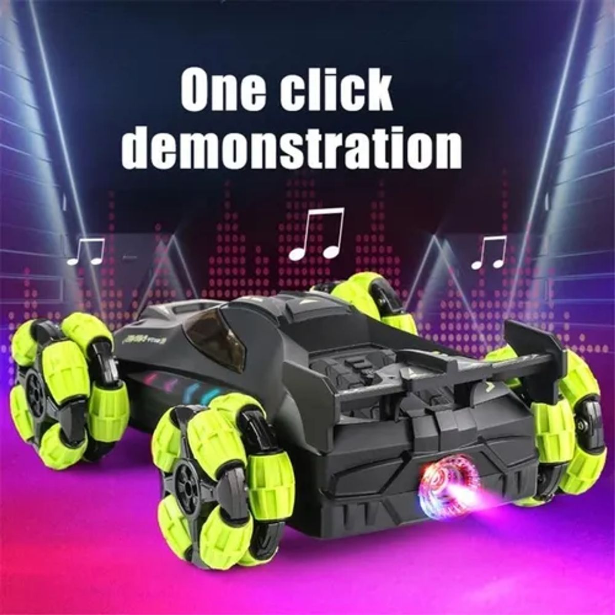 GENERICO - Auto rc sensor movimiento gesto spray verde