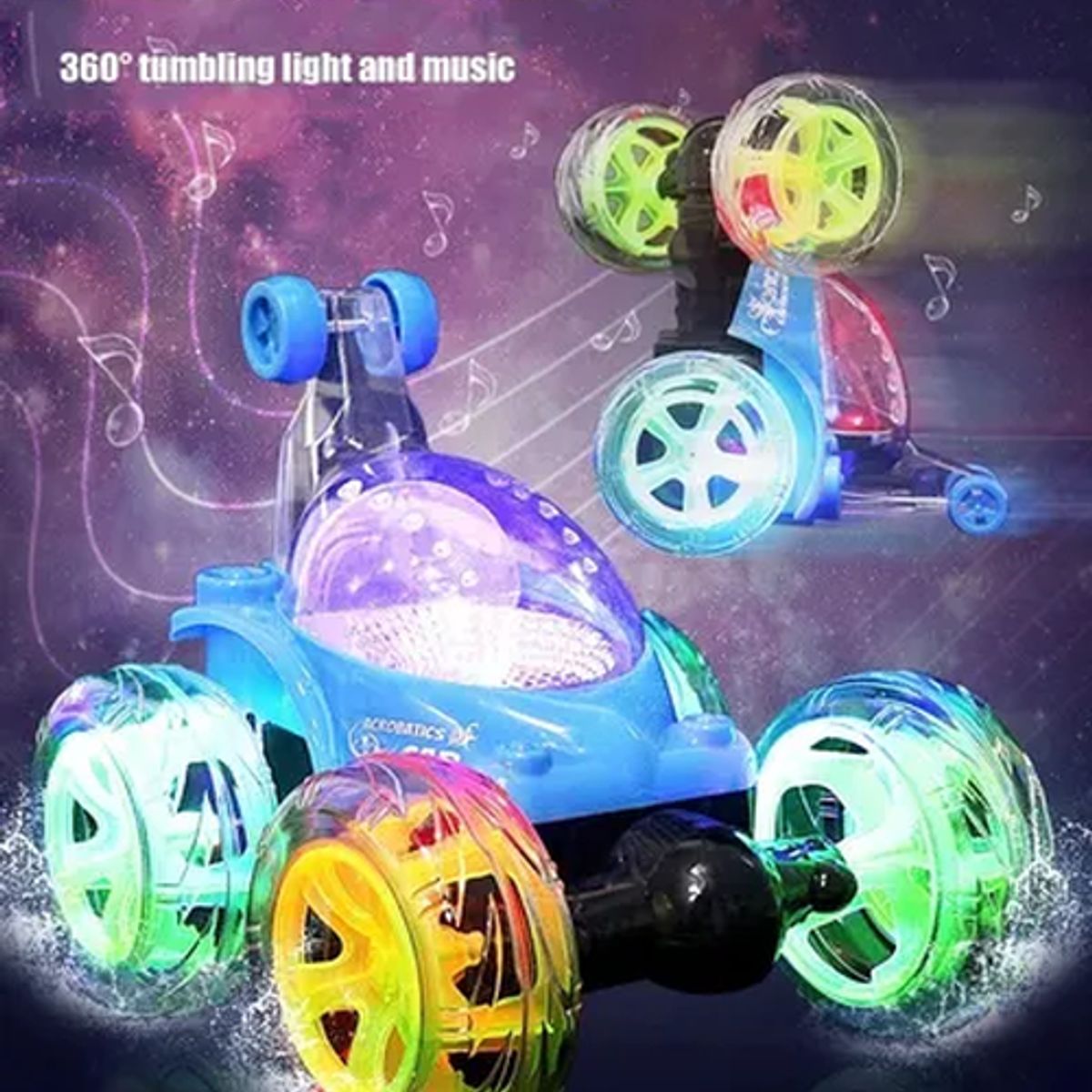 GENERICO - Auto loco rc 360° luces sonido