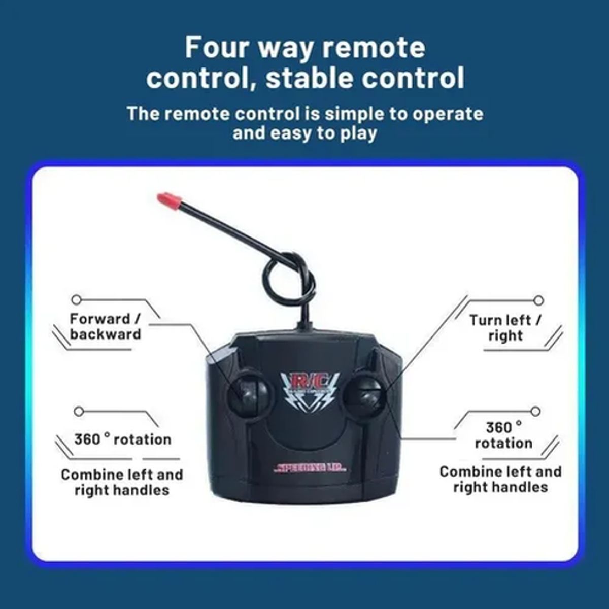 GENERICO - Auto loco crazy car rc acrobático