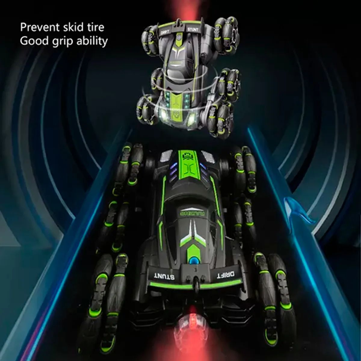 GENERICO - Auto rc stunt car 6 ruedas 24ghz