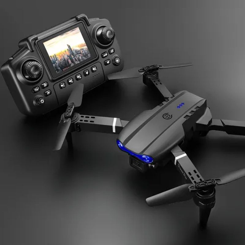 GENERICO - Mini drone cámara 4k hd niños azul