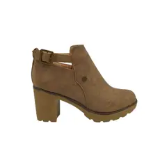 HERIEL - Botín Camel Taco Mujer