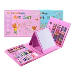 GENERICO - Set De Dibujo Portátil 208 Piezas De Arte Para Niños Kit