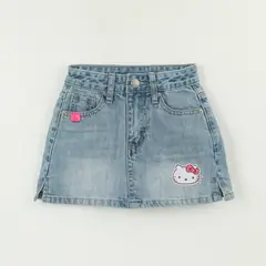 HELLO KITTY - Falda Niña Azul Mezclilla