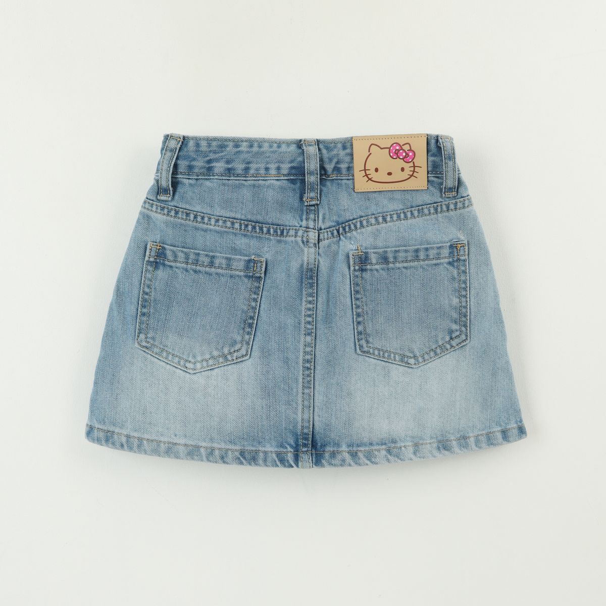 HELLO KITTY - Falda Niña Azul Denim Hello Kitty