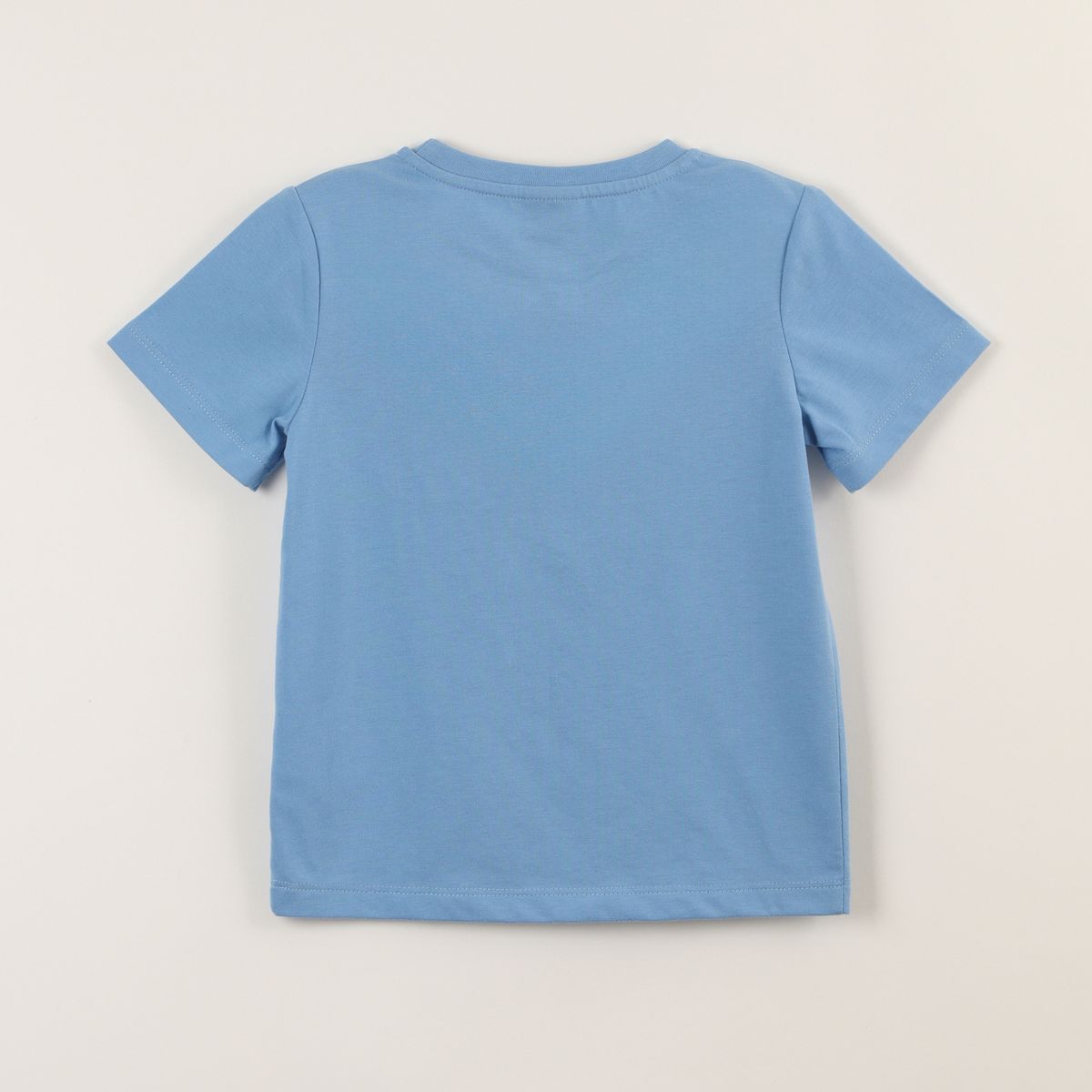 DISNEY - Polera Manga Corta Niño Azul Bolsillo Mickey Disney