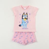 Pijama Manga Corta Niña Rosado Good Night