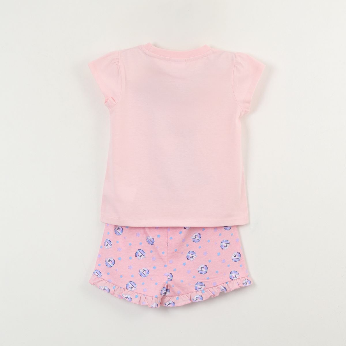 BLUEY - Pijama Manga Corta Niña Rosado Good Night Bluey