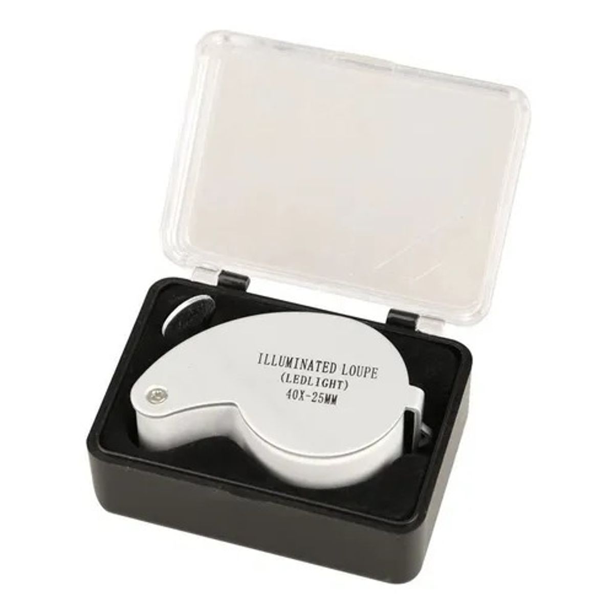 GENERICO - Lupa Geologica Lupa 40x25mm Led Lupa Joyero Con Luz
