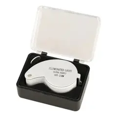 GENERICO - Lupa Geologica Lupa 40x25mm Led Lupa Joyero Con Luz